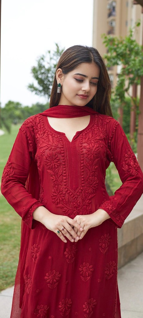 Chikankari Kurta Sets - Option 3