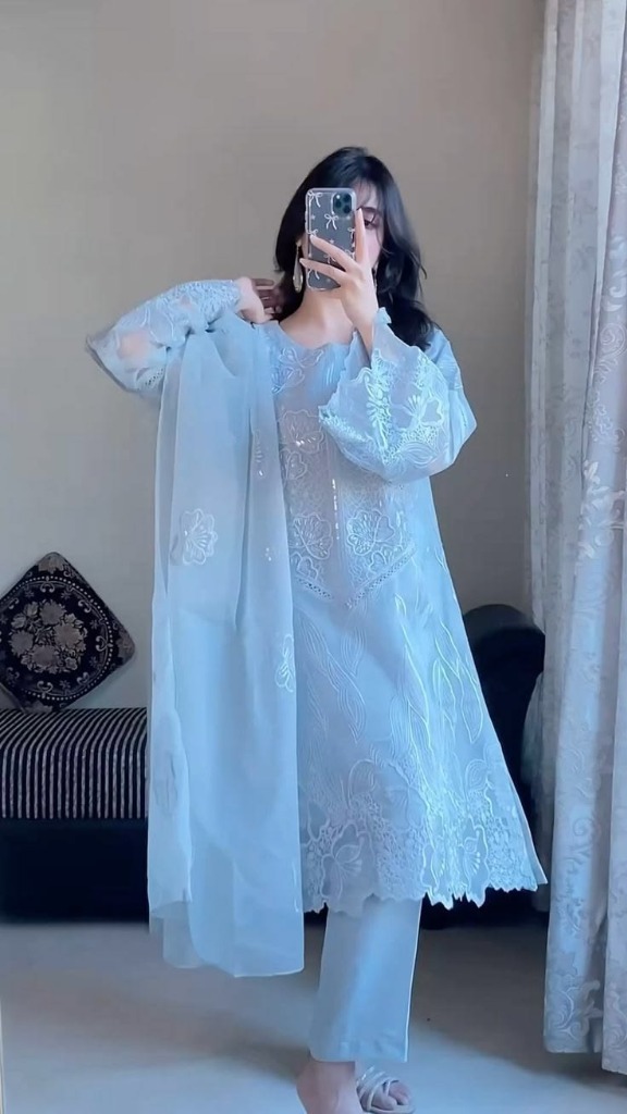 Chikankari Kurta Sets - Option 1