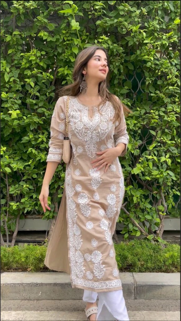 Chikankari Kurtis - Option 3