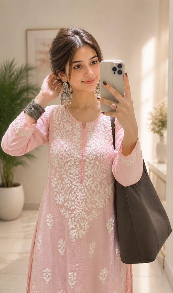 Chikankari Kurtis - Option 4