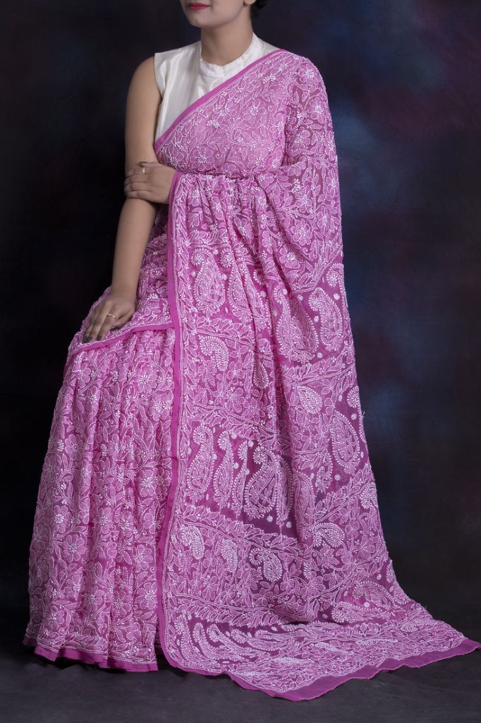 Chikan Sarees - Option 4