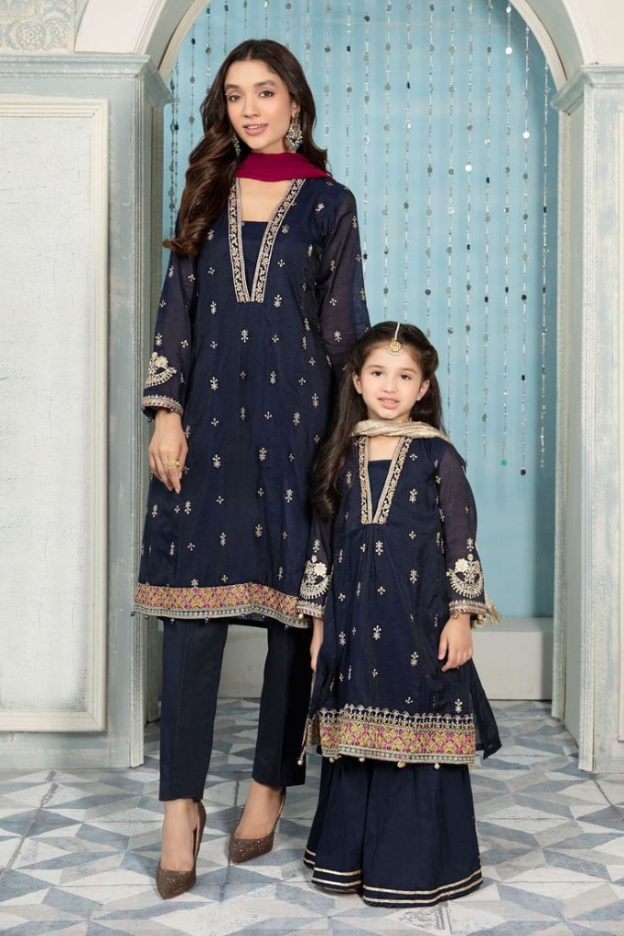 Instagram - Mother and Daughter Matching Navy Suits