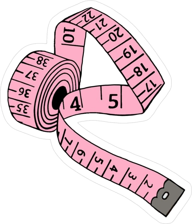 Tailoring Tape Measure Sticker